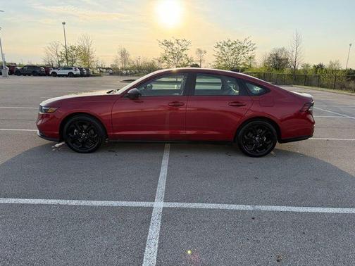 Radiant Red Metallic 2025 Honda Accord SE
