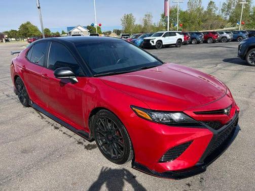 Midnight Black Metallic 2020 Toyota Camry TRD V6
