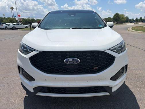 Star White Metallic Tri-Coat 2020 Ford Edge ST