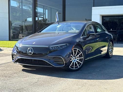 Twilight Blue Metallic 2023 Mercedes-Benz EQS 580 Base 4MATIC