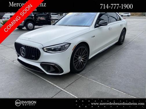 Moonlight White 2024 Mercedes-Benz AMG S 63 E Base