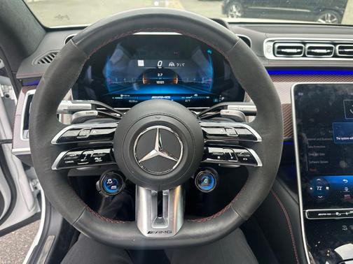 Moonlight White 2024 Mercedes-Benz AMG S 63 E Base