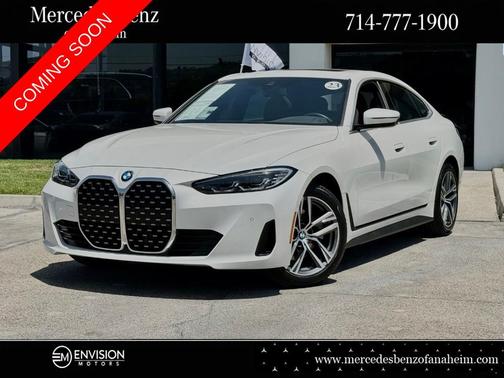 White Metallic 2023 BMW 430 Gran Coupe i