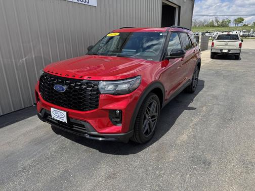 Rapid Red Metallic Tinted Clearcoat 2026 Ford Explorer ST-Line