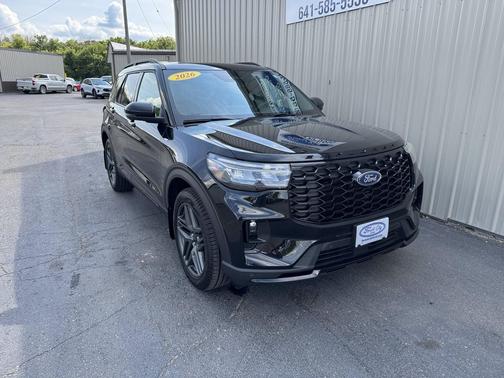 Agate Black Metallic 2026 Ford Explorer ST-Line