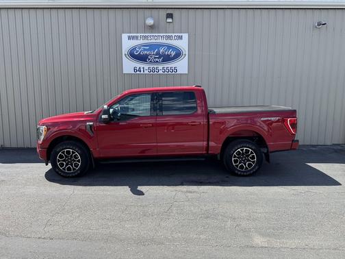 Rapid Red Metallic Tinted Clearcoat 2021 Ford F-150 XLT