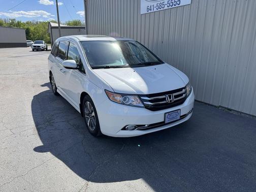 White Diamond Pearl 2014 Honda Odyssey Touring Elite