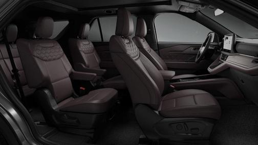 Carbonized Gray Metallic 2026 Ford Explorer Platinum