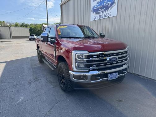 Rapid Red Metallic Tinted Clearcoat 2024 Ford F-350 Lariat