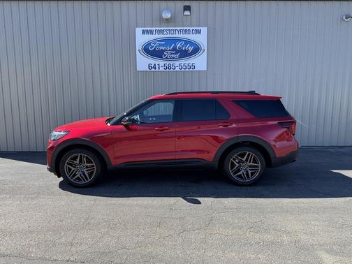 Rapid Red Metallic Tinted Clearcoat 2026 Ford Explorer ST