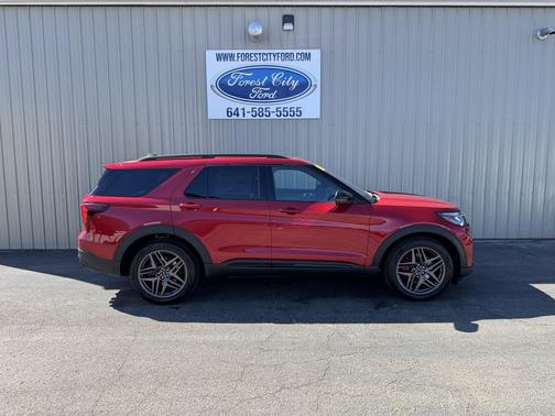 Rapid Red Metallic Tinted Clearcoat 2026 Ford Explorer ST