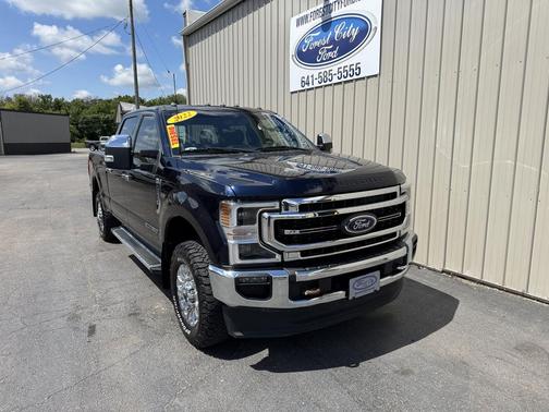 Antimatter Blue Metallic 2022 Ford F-250 Lariat