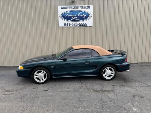Green 1995 Ford Mustang GT