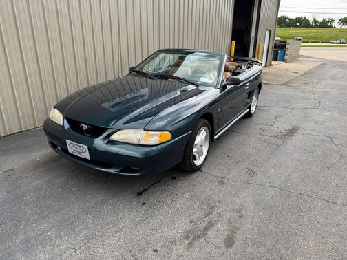 Green 1995 Ford Mustang GT