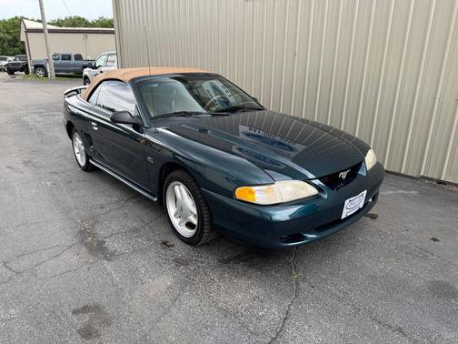 Green 1995 Ford Mustang GT