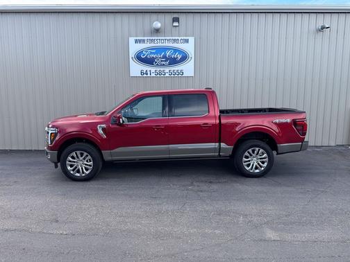 Ruby Red Metallic Tinted Clearcoat 2026 Ford F-150 King Ranch