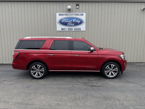 Rapid Red Metallic Tinted Clearcoat 2020 Ford Expedition Max Platinum