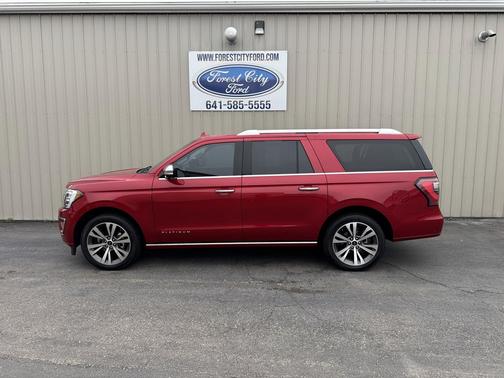 Rapid Red Metallic Tinted Clearcoat 2020 Ford Expedition Max Platinum