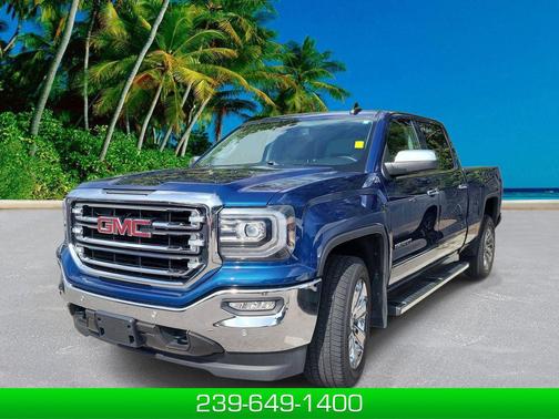 Stone Blue Metallic 2017 GMC Sierra 1500 SLT