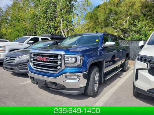 Stone Blue Metallic 2017 GMC Sierra 1500 SLT