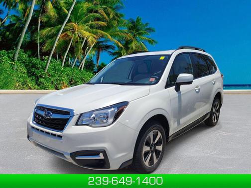 Crystal White Pearl 2018 Subaru Forester 2.5i Premium