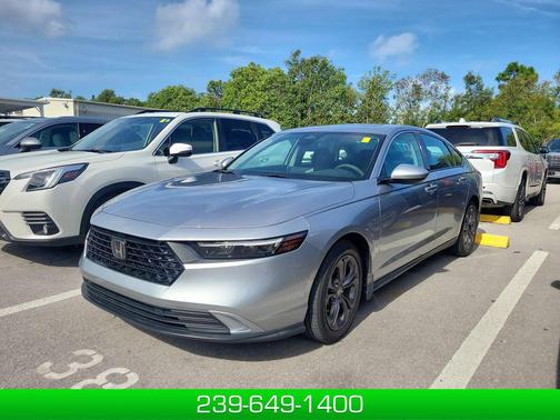 Lunar Silver Metallic 2023 Honda Accord EX