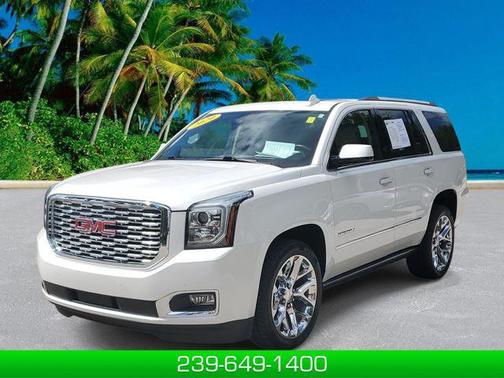 White Frost Tricoat 2020 GMC Yukon Denali