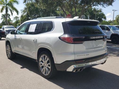 White Frost Tricoat 2024 GMC Acadia Denali