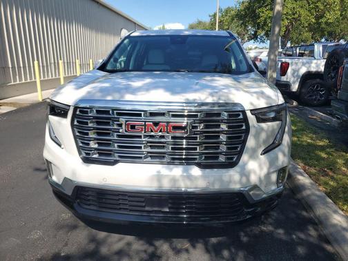 White Frost Tricoat 2024 GMC Acadia Denali