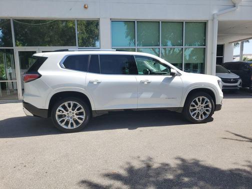 White Frost Tricoat 2024 GMC Acadia Denali