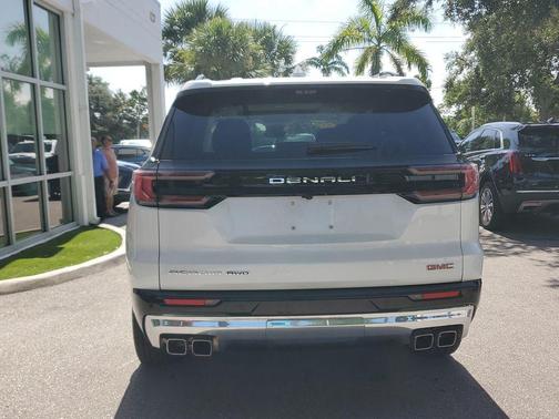 White Frost Tricoat 2024 GMC Acadia Denali