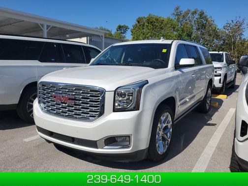 White Frost Tricoat 2020 GMC Yukon XL Denali