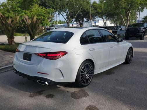 MANUFAKTUR Moonlight White Metallic 2024 Mercedes-Benz C-Class C300