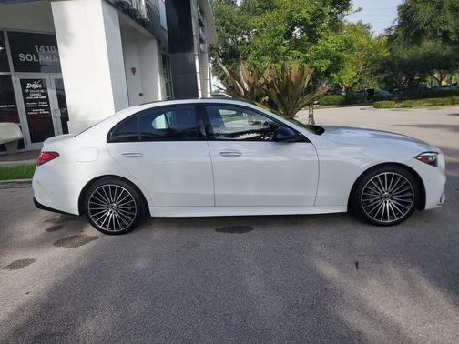 MANUFAKTUR Moonlight White Metallic 2024 Mercedes-Benz C-Class C300