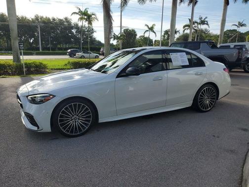 MANUFAKTUR Moonlight White Metallic 2024 Mercedes-Benz C-Class C300
