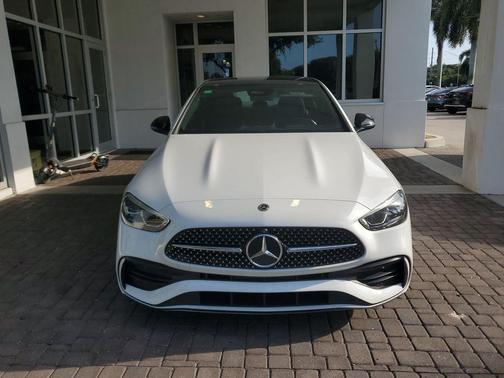 MANUFAKTUR Moonlight White Metallic 2024 Mercedes-Benz C-Class C300