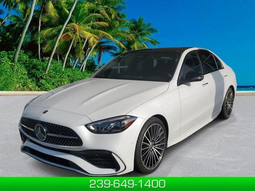 MANUFAKTUR Moonlight White Metallic 2024 Mercedes-Benz C-Class C300