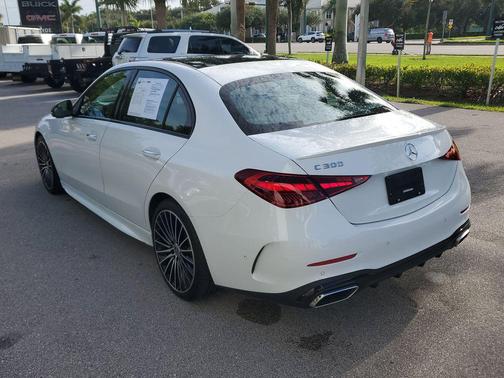 MANUFAKTUR Moonlight White Metallic 2024 Mercedes-Benz C-Class C300