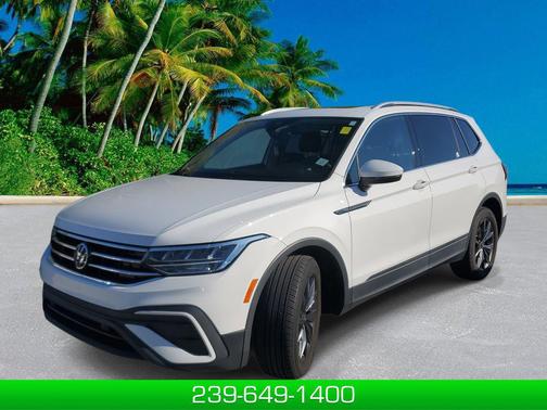 Pure White 2022 Volkswagen Tiguan 2.0T SE SUV