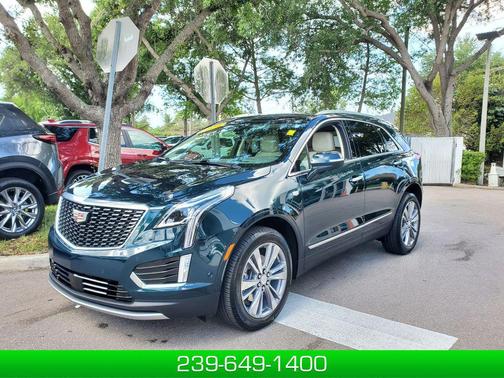 Emerald Lake Metallic 2024 Cadillac XT5 Premium Luxury