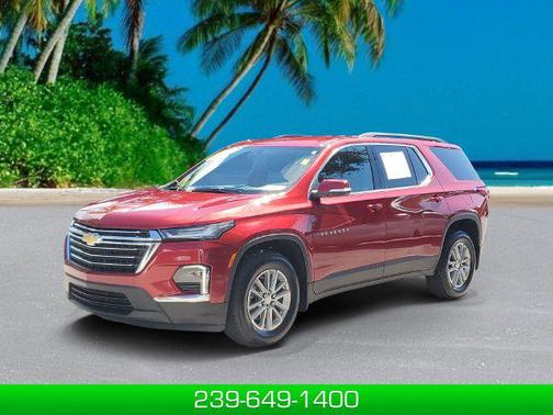 Radiant Red Tintcoat 2023 Chevrolet Traverse LT Cloth SUV