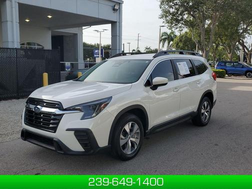Crystal White Pearl 2024 Subaru Ascent Premium 8-Passenger