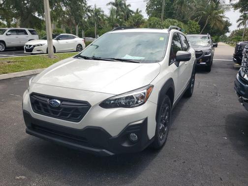 Crystal White Pearl 2023 Subaru Crosstrek Sport