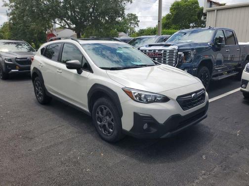 Crystal White Pearl 2023 Subaru Crosstrek Sport