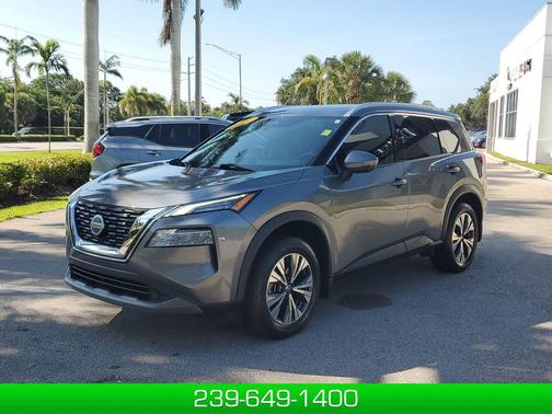 Gun Metallic 2021 Nissan Rogue SV SUV