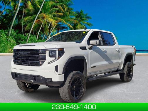 Summit White 2024 GMC Sierra 1500 Elevation