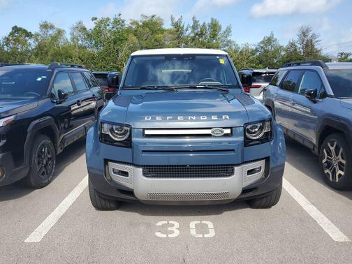 Tasman Blue Metallic 2022 Land Rover Defender 110 SE