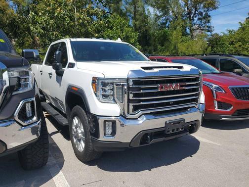 Summit White 2021 GMC Sierra 2500 SLT