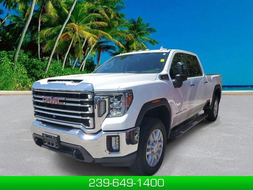 Summit White 2021 GMC Sierra 2500 SLT