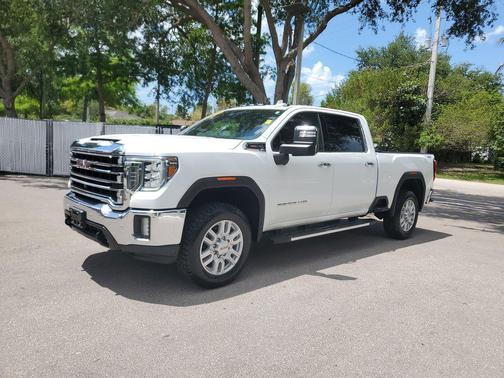Summit White 2021 GMC Sierra 2500 SLT